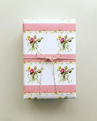 Buy Gift Bag Xmas Wrapping Paper Flower Bouquet Wrapping Paper