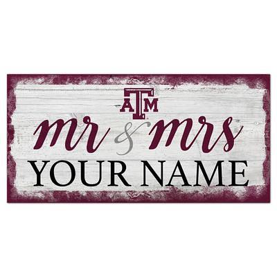 Tennessee Titans 12 x 6 Personalized Mr. & Mrs. Sign