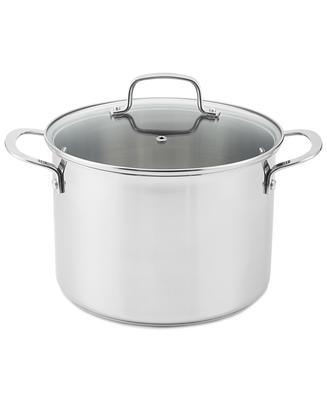 All-Clad Stainless Steel 6 Qt. Covered Stockpot - Macy's