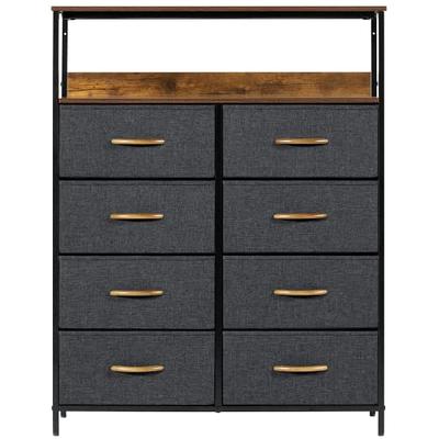 VredHom Fabric Dresser for Bedroom, Tall Skinny Dresser with 6