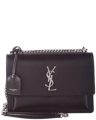 SAINT LAURENT Sunset Medium Leather Shoulder Bag