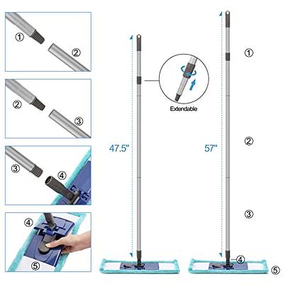 Dry Dust Mop With Flexable Handle For Wood Floors