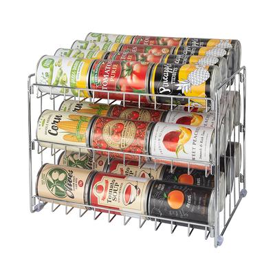 Maximize Your Kitchen Storage with a Stackable Can Organizer