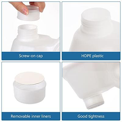 Mumufy 36 Pcs Clear Plastic Jars with Lids Round Plastic