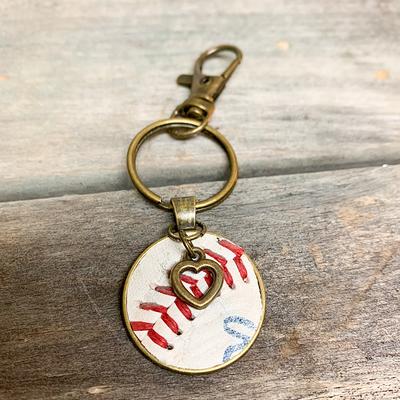 Red & Blue Baseball Wristlet Keychain With Swivel Clasp, Key Fob Lanyard,  Fabric Holder, Gift For Her, Teacher Gift, Mom - Yahoo Shopping