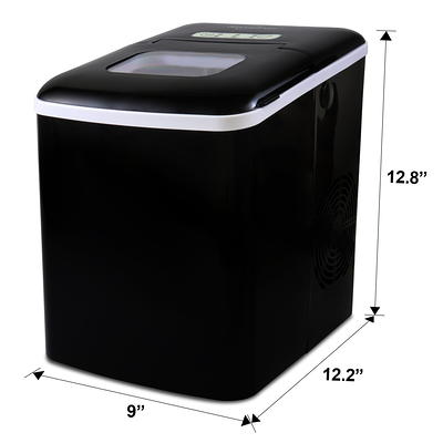 Newair 26 lbs. Countertop Ice Maker, Matte Black Portable and