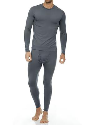 Gilbin Men's Ultra Soft Thermal Underwear Long Johns Sets 2pc Top