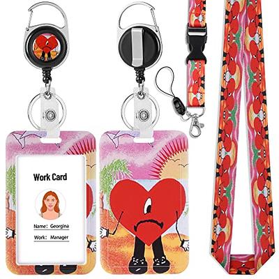 Lanyard With Badge Holders ID for Women Kids Keys Men Cruise Card