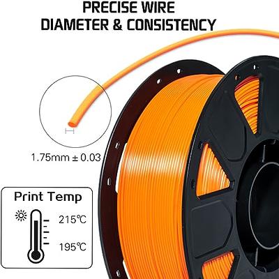 Creality PLA Pro(PLA+) 3D Printer Filament 1.75mm, PLA Plus Red, Toughness  Upgraded Dimensional Accuracy +/- 0.03mm, 1kg Spool(2.2lbs) Ender PLA+