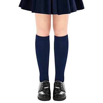 Olreco Navy Blue Socks for Girls Baby Knee High Socks for Girls School  Socks Toddler Kids Knee High Socks Kids Baseball Socks - Yahoo Shopping