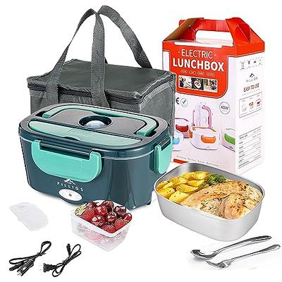 FORABEST Electric Lunch Box - Fast 60W Food Heater 3-In-1 Portable Food  Warmer Lunch Box for Car & H…See more FORABEST Electric Lunch Box - Fast  60W