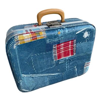 VINTAGE SUITCASE Retro Luggage Travel Bag Overnight Bag 