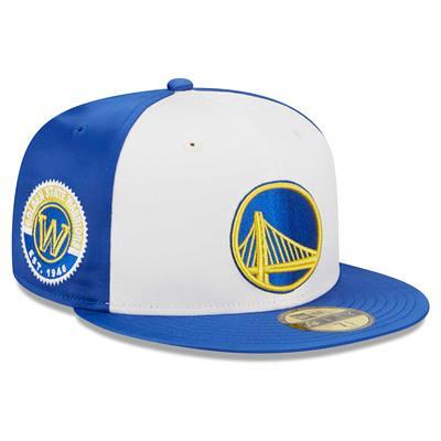 Golden State Warriors Fitted 59Fifty New Era Cap Hat 2 Tone Black