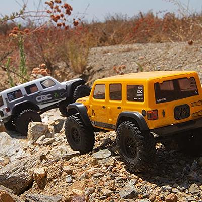 Axial SCX24 2019 Jeep Wrangler JLU CRC RC Crawler 4WD Truck RTR with LED  Lights, 3-Ch  Transmitter, Battery, and USB Charger: (Yellow)  AXI00002T2 - Yahoo Shopping