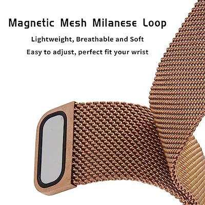 Milan Magnetic Suction Folding Buckle Metal Mesh Straps Braided Adjustable  Strap Bracelet For Apple Watch Series 3 4 5 6 7 8 Ultra 49mm 45mm 41mm For  Samsung 20mm 22m From Twsbandgamecase, $2.36