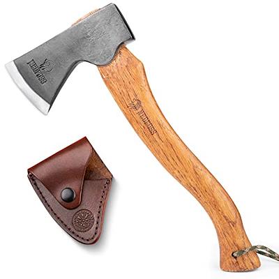 The Artisan - Camping Hatchet - Carving Axe with Sheath -Survival Axe for  Wood Splitting and Chopping - Bushcraft Hatchet - Perfect for Outdoor