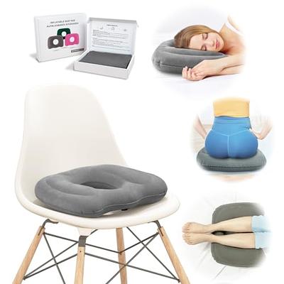 Inflatable Seat Cushion, Butt Lift Pillows for Home Car Office Chair  Wheelchair, Chair Cushion Relieves Tailbone Back Coccyx Hemorrhoid Sciatica  Pain