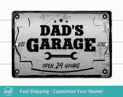 Dads Woodshop Tools Signs Sign Personalized Garage Man Cave For Dad Fathers  Day Gift With Hand Plane Sd-B - Yahoo Shopping