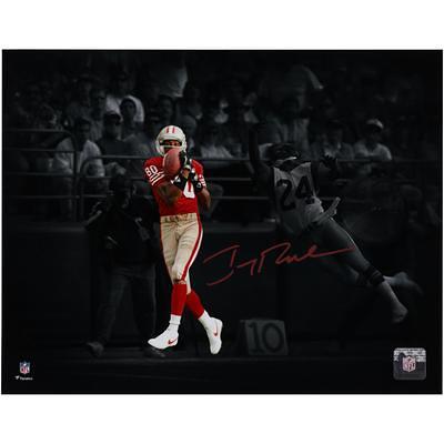 Nick Bosa San Francisco 49ers Autographed 8 x 10 Scarlet Jersey Rush  Photograph