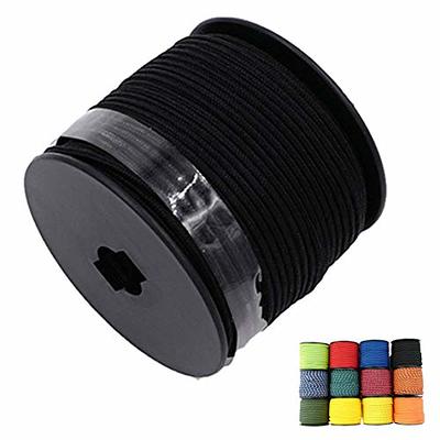 1/8in(3mm) 164ft Nylon Rope Solid Braided Cord 5 Stands Paracord Thin  String for Crafts Multipurpose UV Resistant for Tent Garden Clothesline and  Outdoor Tarp(Black) - Yahoo Shopping