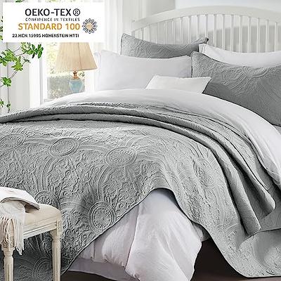 Quilts for Queen Bed Grey Bedspreads - Soft Bed Summer Quilt