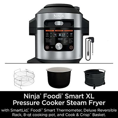 Ninja OL701 Foodi 14 in 1 SMART XL 8 Qt. Pressure Cooker Steam Fryer  Thermometer 622356571906