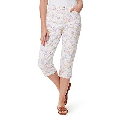 Gloria Vanderbilt Womens Amanda 21 In. Print Capris