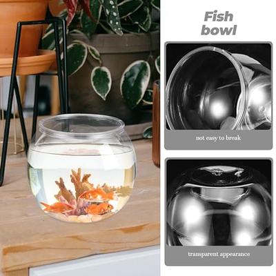 Ipetboom 1pc Plastic Fish Bowl Mini Betta Fish Tank Goldfish Aquarium Clear  Bubble Planter Terrarium Terrarium Plant Pot Goldfish Bowl for Tabletop  Carnival - Yahoo Shopping