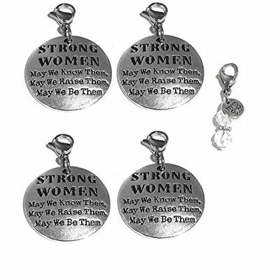 Hidden Hollow Beads Set Of 4 Clip On Charms, Bag, Purse, Handbag, Message,  Keychain, Zipper Pull, Bracelets, Necklaces, Jewelry (Strong Women May We  Know Them, Raise Them, Be Them) - Yahoo Shopping