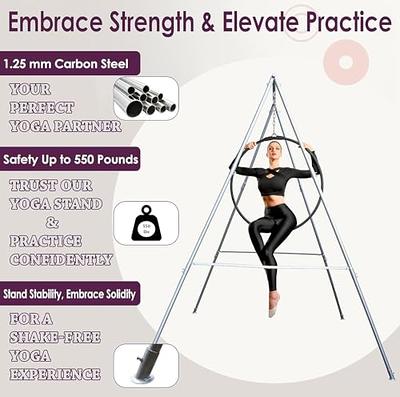 Yoga Trapeze Ceiling Hooks - Industrial Strength X Mount Holds Up