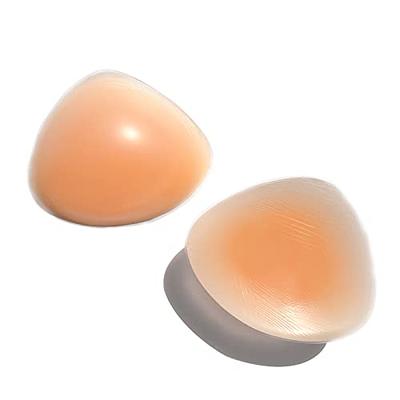  One Pair A- Cup Asymmetrical Shape Silicone Breast Form Side  Fake Boobs For Mastectomy Prosthesis Crossdressers Transgender Cosplay Bra  Pads Inserts