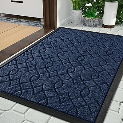 DEXI Door Mat, Durable Heavy Duty Outdoor Indoor Doormat, Stain