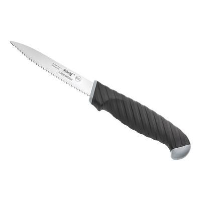 Schraf 10 Serrated Chef Knife with TPRgrip Handle