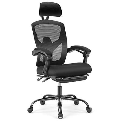 Ergonomic Office Chair, Home Office Mesh Chair with Lumbar Support,3D  Armrests and Adjustable Headrest, Computer Desk Chair High Back for Heavy  People