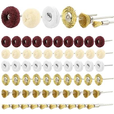 80pcs Polishing Buffing Wheel Set,Wool Felt Cotton Mounted 3mm Shank for  Rotary Tool Accessories,Mini Brush Polishing Kit for Watch and Jewelry -  Yahoo Shopping