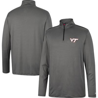 Men's Vineyard Vines Maroon Virginia Tech Hokies Bradley Stripe Sankaty Polo