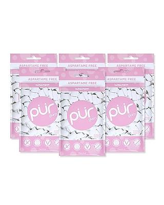 PUR Gum | Aspartame Free Chewing Gum | 100% Xylitol | Sugar Free, Vegan,  Gluten Free & Keto Friendly | Natural Chocolate Mint Flavored Gum, 55  Pieces