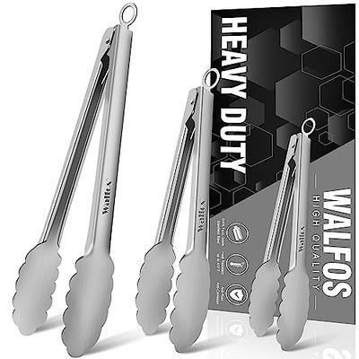 Stainless Steel Kitchen Tongs Black - Room Essentials™