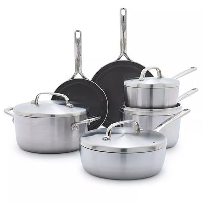 ZWILLING Energy Plus 13-Piece Stainless Steel Ceramic Nonstick Cookware Set  - Yahoo Shopping