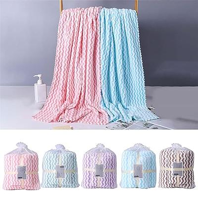 2PCS Coral Velvet Absorbent Bath Soft Bathroom Towel Set Quick