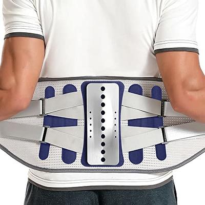 Back Brace for Men Women Lower Back Pain Relief with 7 Stays, Back Support  Belt with Dual Adjustable Straps,Lumbar Support Belt for Herniated Disc