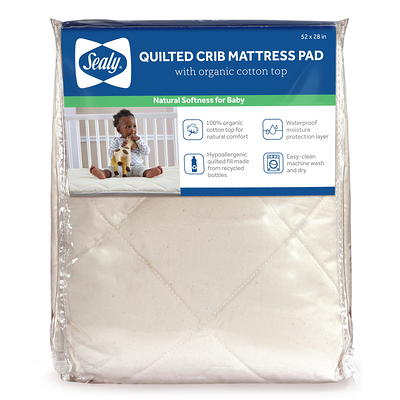 Sealy Secure Protect Waterproof Crib & Toddler Mattress Pads - 2pk