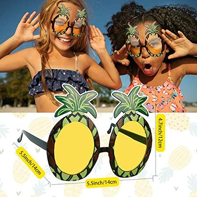 Party Hawaiian Dress Up Simulation Leaf Skirt Garland Pineapple Glasses Bra  Eight-piece Set