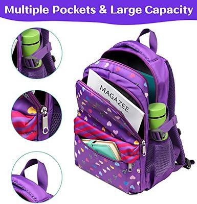 Robhomily Girls Backpack with Lunch Box for Elementary School Preschool  Kindergarten,16 Inch Cute Cat Kids Backpack with Lunch Bags Sets for