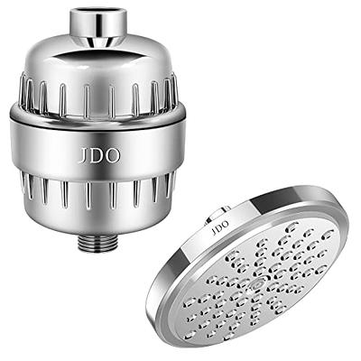 Filtered Shower Head Combo, Includes 20 Stage Shower Filter Head, High  Pressure Handheld Spray Showerhead, Hose, Shower Arm Mount Holder, for Hard