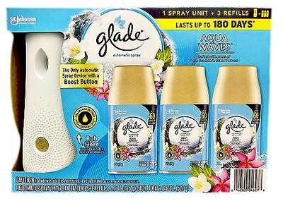 Glade, Automatic Spray Air Freshener 1 Holder + 3 Refills - Aqua Wves -  18.6 Ounce - Yahoo Shopping