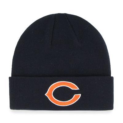 Chicago Bears '47 Youth Boondock Cuffed Knit Hat with Pom - Navy