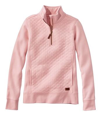 Women's Quilted Quarter-Zip Pullover at L.L. Bean