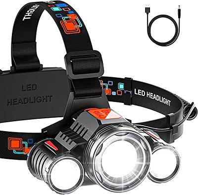 NEBO MYCRO USB Rechargeable, Adjustable LED Headlamp & Cap Light, Bright  Spot Light for Camping, Hiking, Caving, Fishing with Adjustable Head Strap  and Cap Clip, IPX4 Water Resistant 