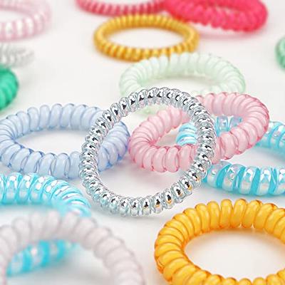 Kitsch Spiral Hair Ties for Women - Coil Hair Ties for Thick Hair | No  Crease Hair Tie | Spiral Hair Ties No Damage | Hair Coils & Phone Cord Hair